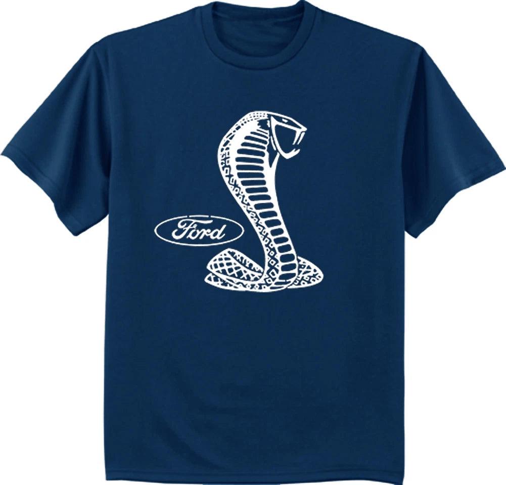 men's big and tall t-shirt Ford Cobra design big and tall ford shirts men's