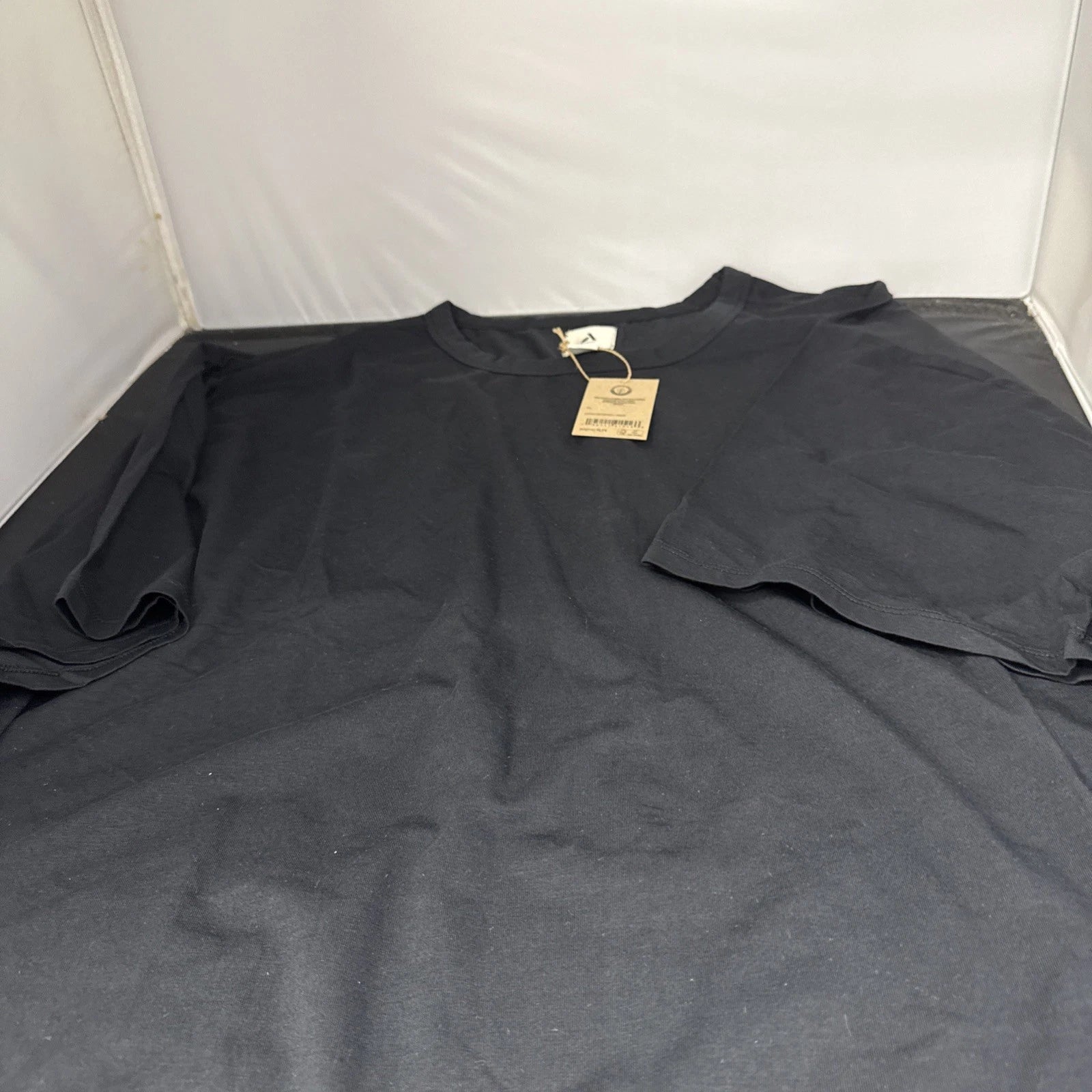 amazon black short sleeve t-shirt size 7x new unisex