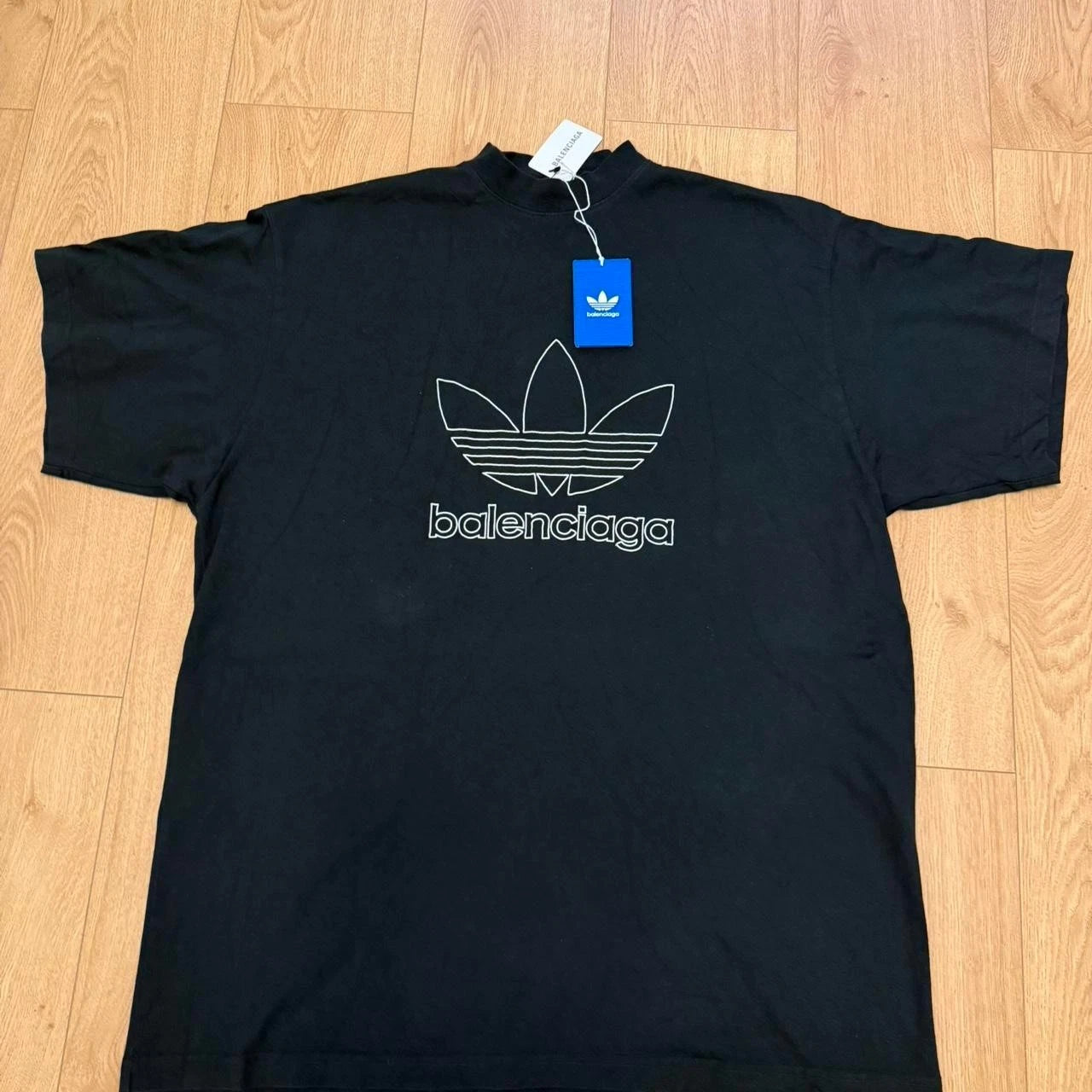 Authentic Balenciaga x Adidas Collab Oversized T-Shirt in size 2
