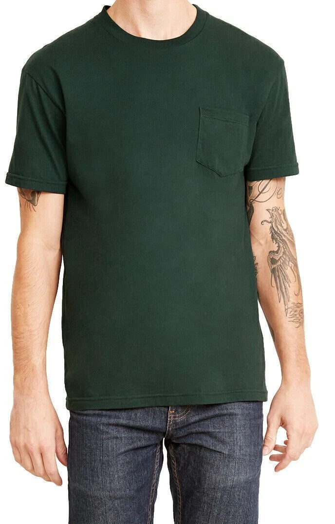 Mens T Shirts Next Level #3605 Pocket Tees  NEW  100% Cotton Good Fit .