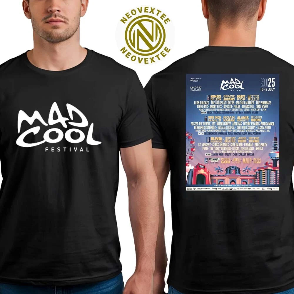 Mad Cool Festival 2025 Full Line Up T-Shirt