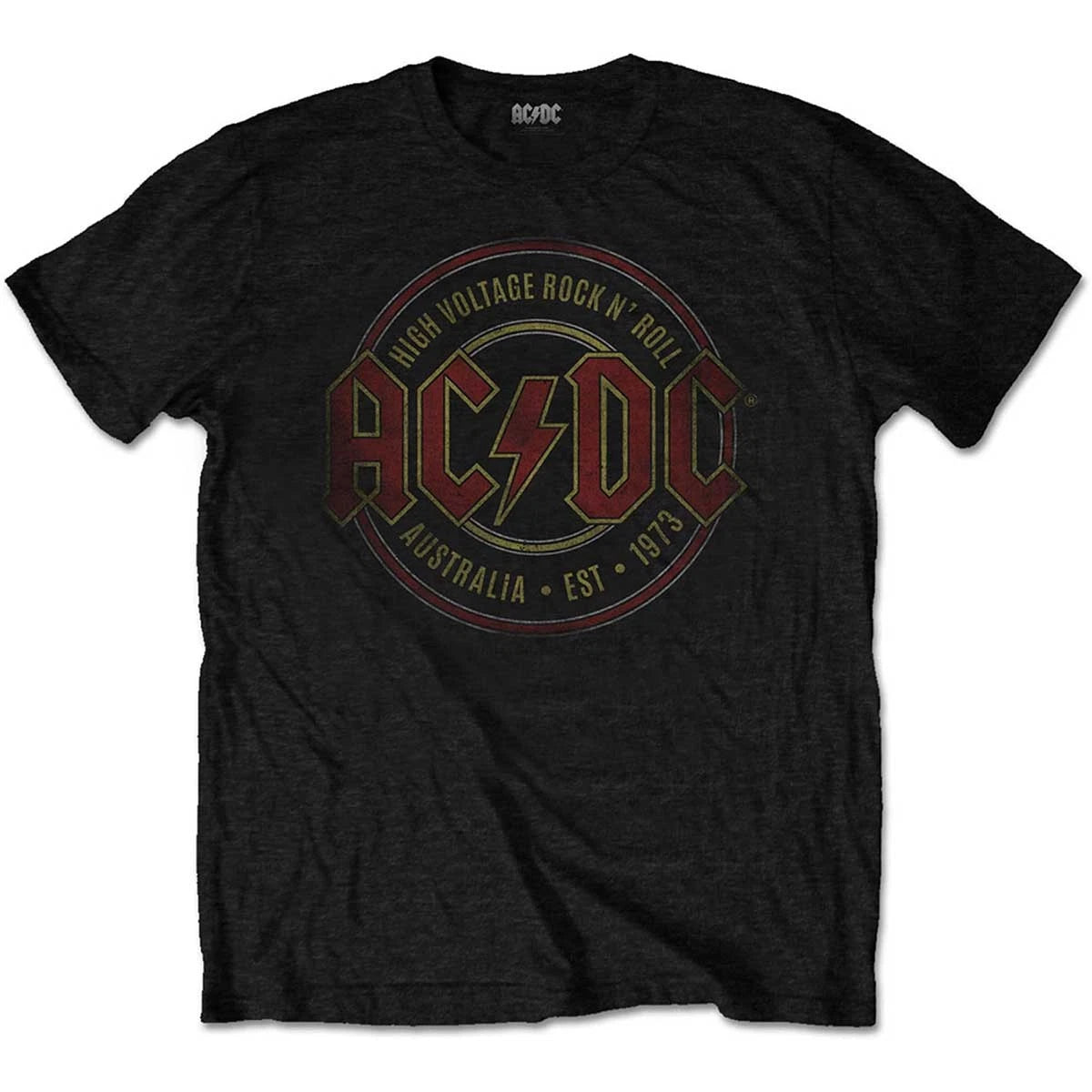 AC/DC Established 1973 Official Tee T-Shirt Mens