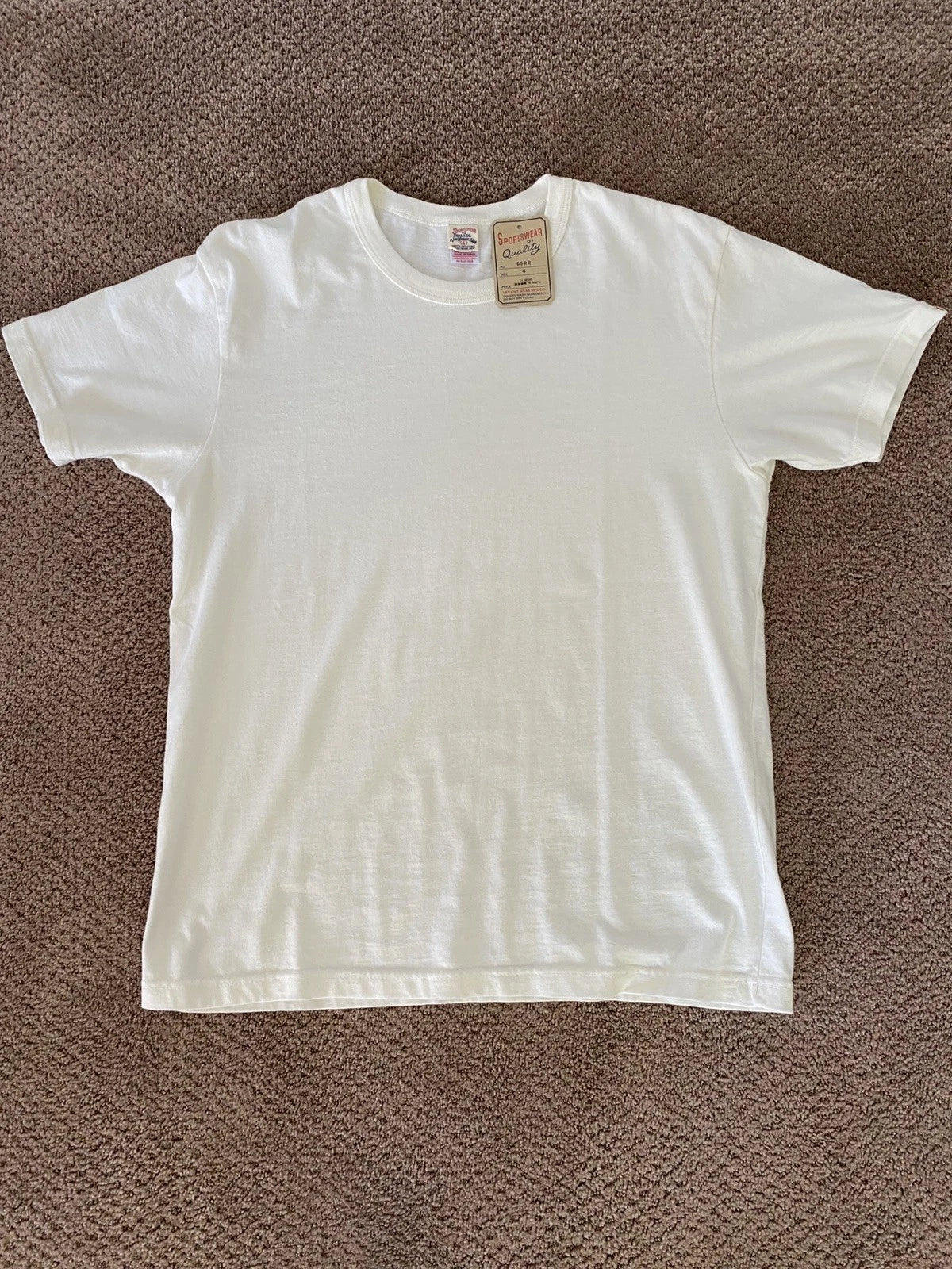 UES Brand Ramayana White Cotton T-Shirt Size 4 XL - NWT Tee Made In Japan