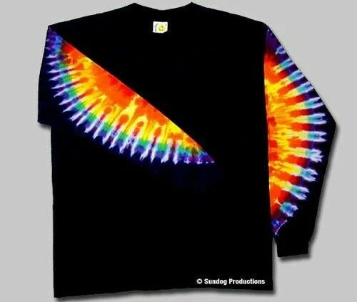 Long Sleeve Tie Dye shirt - Only the sleeves are dyed tie dye shirt Small - 4XL