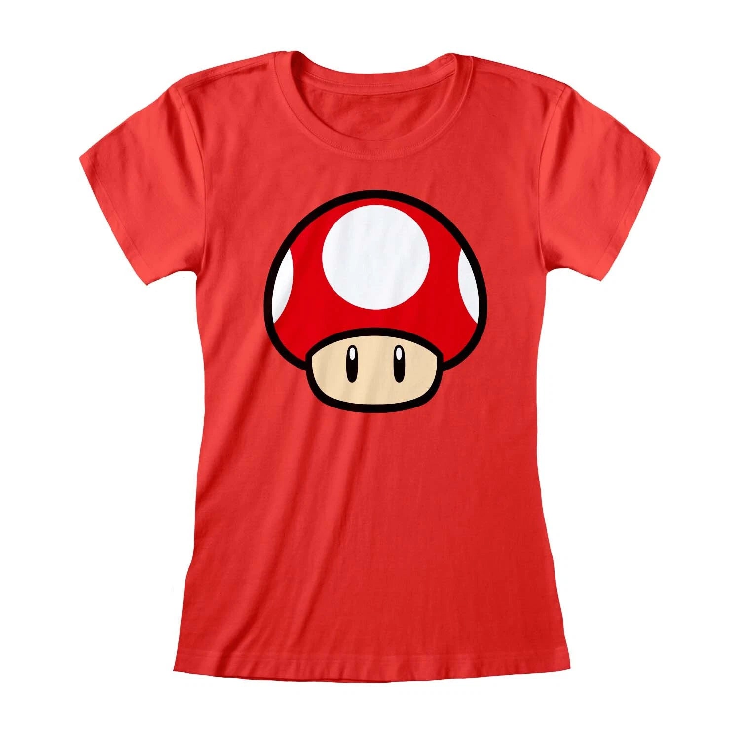 Nintendo Super Mario Bros Powerup Official Merch Fitted T-Shirt M/L/XL/2XL NEW