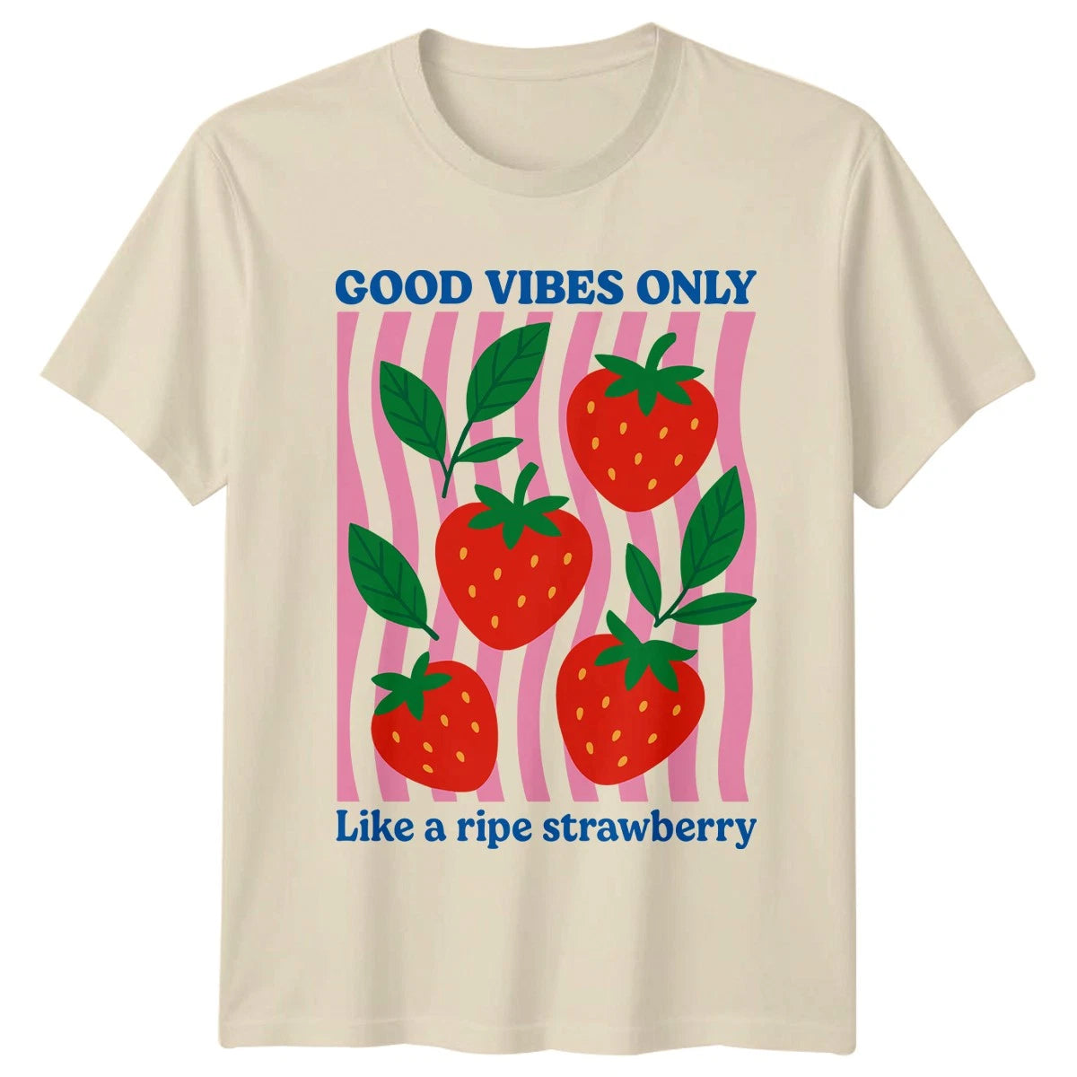 Good Vibes Only Like A T-Shirt Retro Aesthetic Fruit Birthday