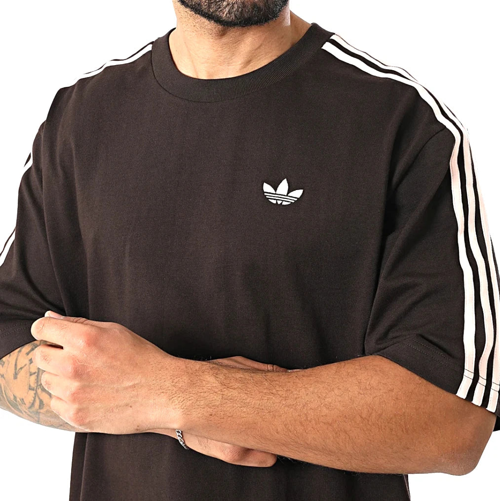 NEW MENS ADIDAS ORIGINALS 3 STRIPES OVERSIZE TEE SHIRT ~SIZE MEDIUM  #KE290