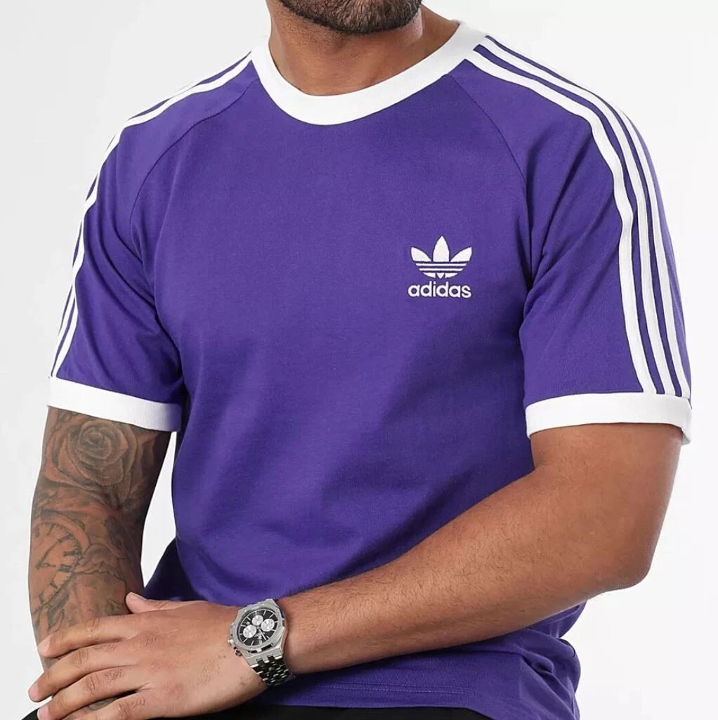 NEW MENS ADIDAS ORIGINALS CALIFORNIA 3 STRIPES TREFOIL SHIRT ~SIZE XL  #IZ2369
