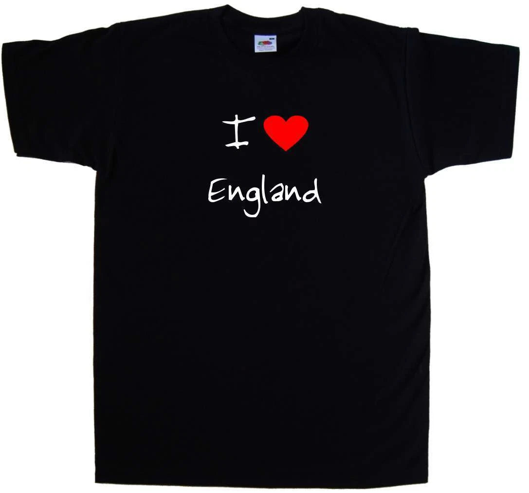 I Love Heart England T-Shirt