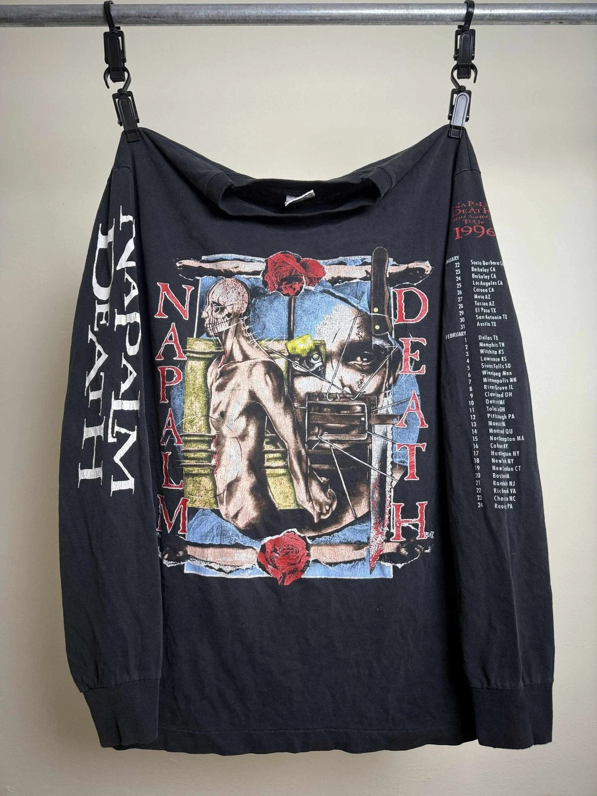 1995 Napalm Death ‘Diatribes’ Long Sleeves Shirt Reprint