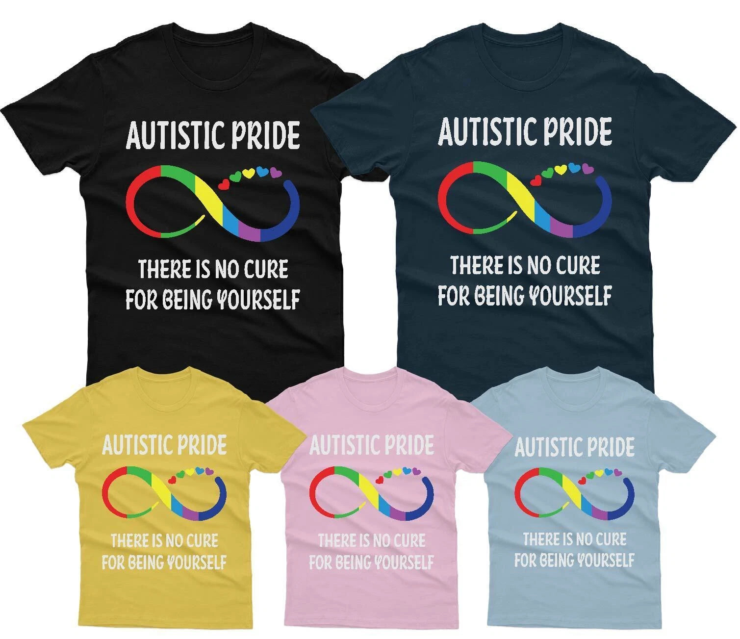 Autistic Pride Autism Awareness Day Promoting Love And Acceptance T-Shirt #AD