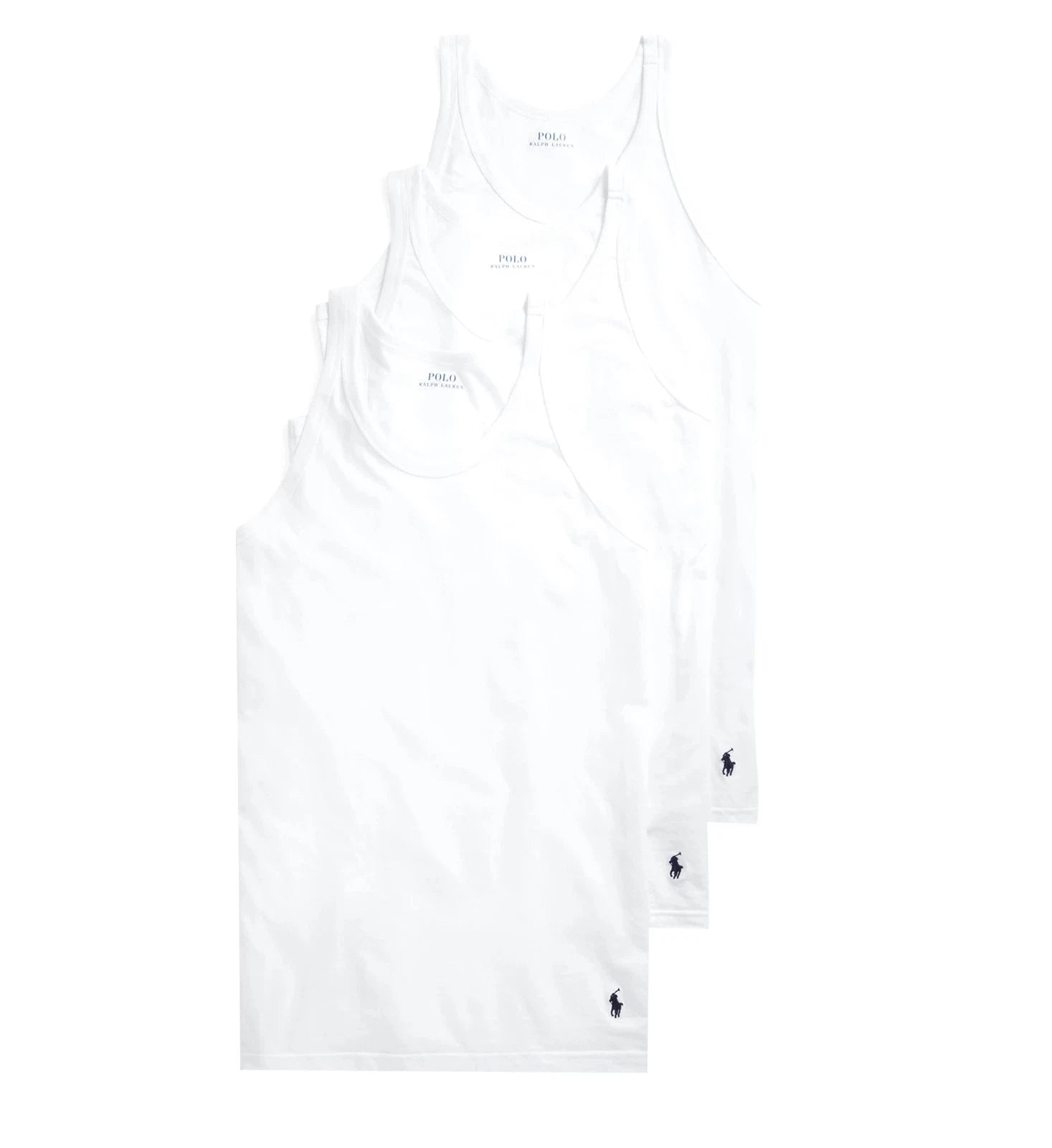 Polo Ralph Lauren NSTKP3 Slim Fit 100% Cotton Tank - 3 Pack