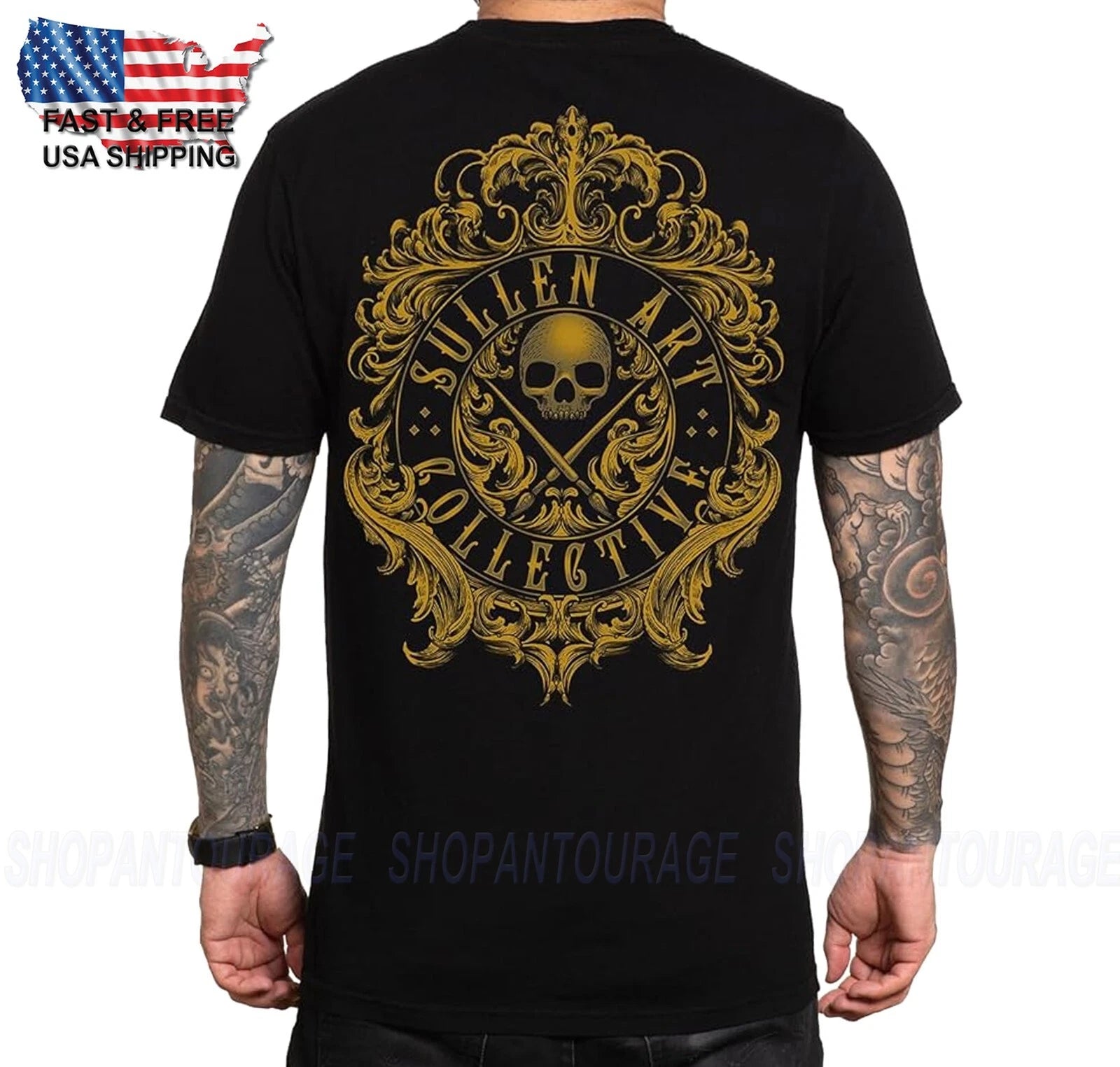 Sullen Art Collective Filigree Premium Fit SCM6140 T-Shirt for Men