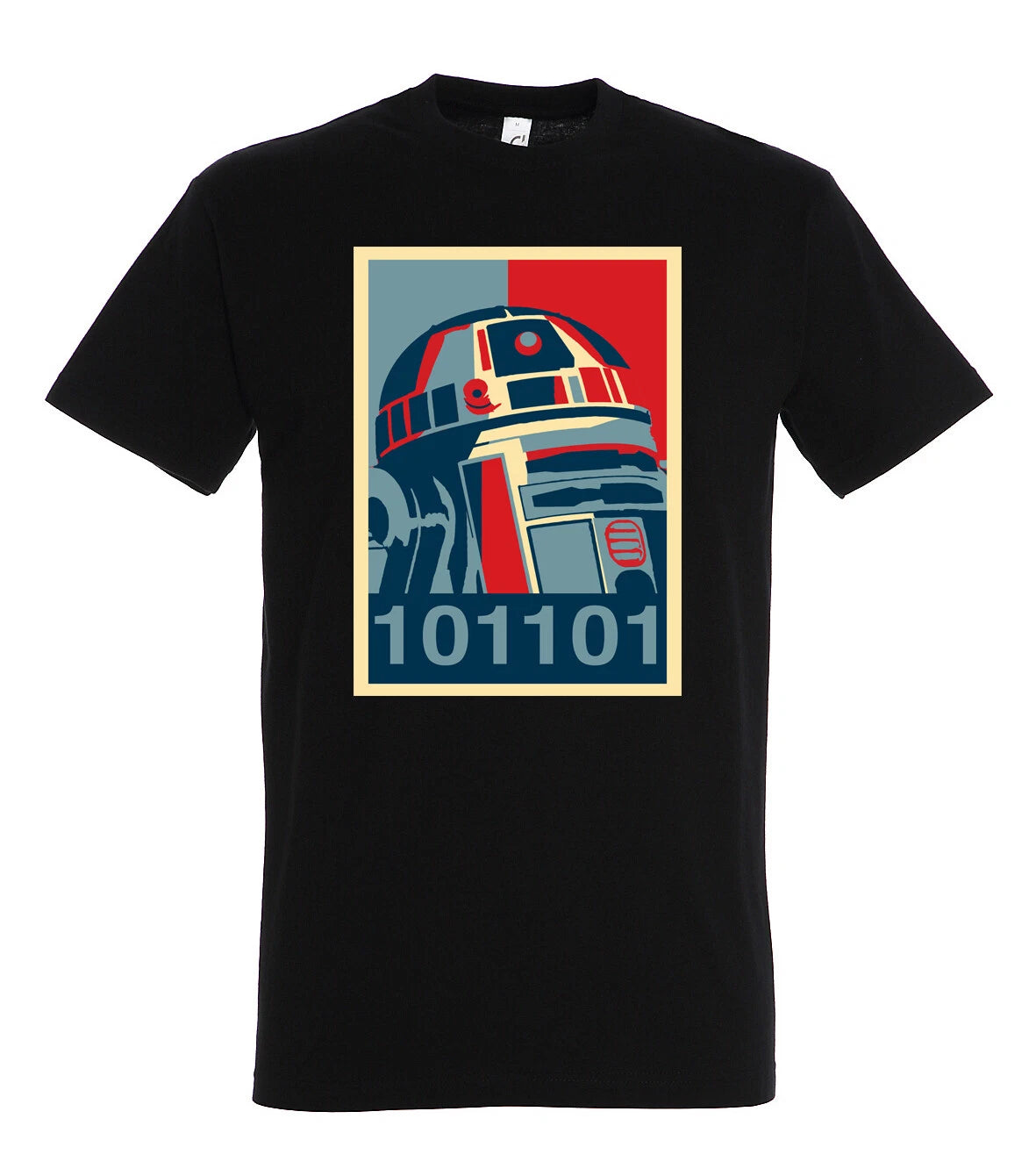 Youth Designz Mens T-Shirt R2D2 Popart Logo Nerd Yoda Star Stars War Wars