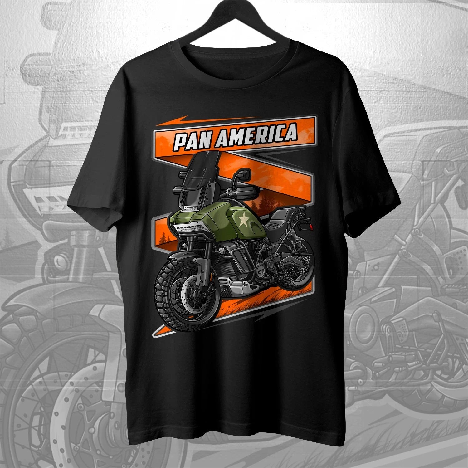 Harley-Davidson Pan-America 1250 2021-2025 Motorcycle T-Shirt for Riders