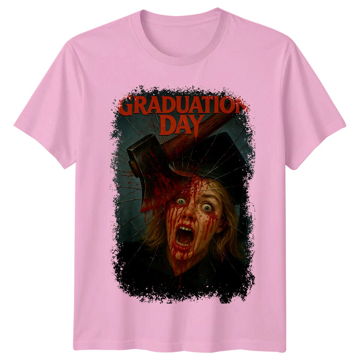Graduation Day (1981) Movie Poster Inspired T-Shirt Retro 80s Tee