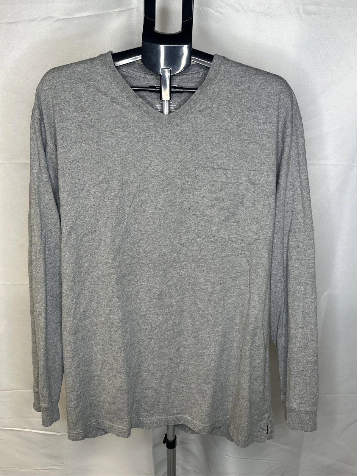Duluth Trading Longtail V-Neck Pocket Workwear Shirt Men XL