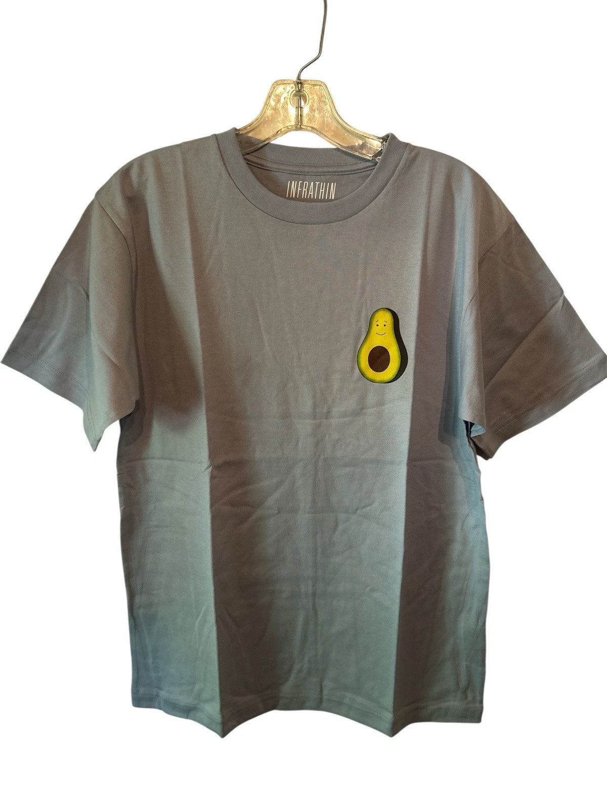 Infrathin Light Blue Avocado Shirt Size Medium NWOT Streetwear