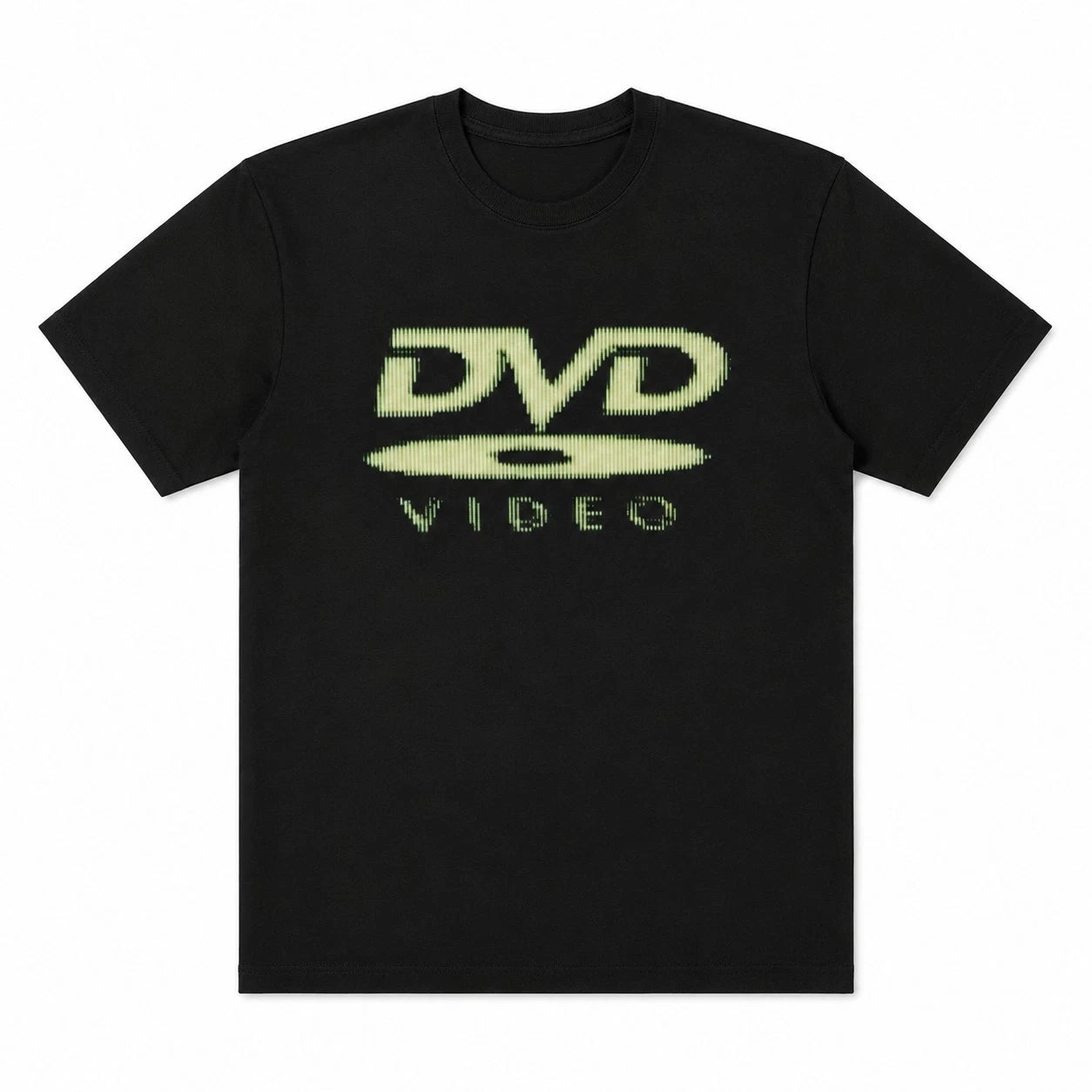 Retro DVD Video Shirt Y2K Aesthetic Glitch Tee VHS Scanline Cyberpunk Top UK