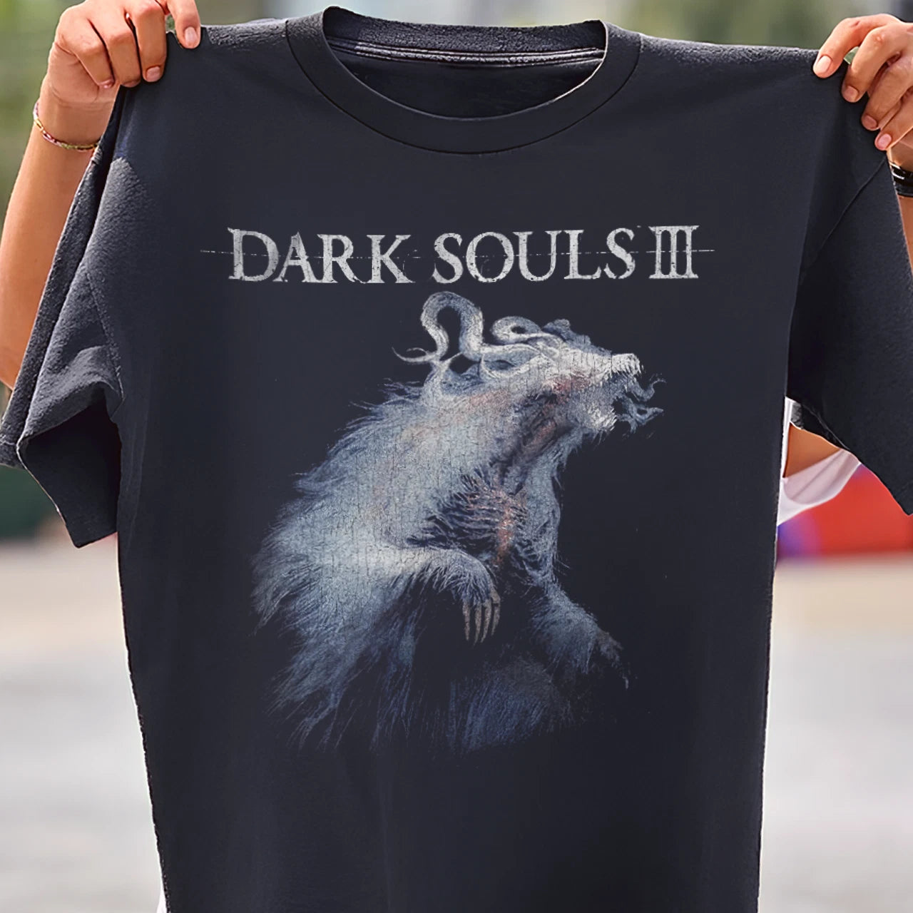 Dark Souls III Elder Ghru Vintage Gaming T-Shirt All size S-5XL