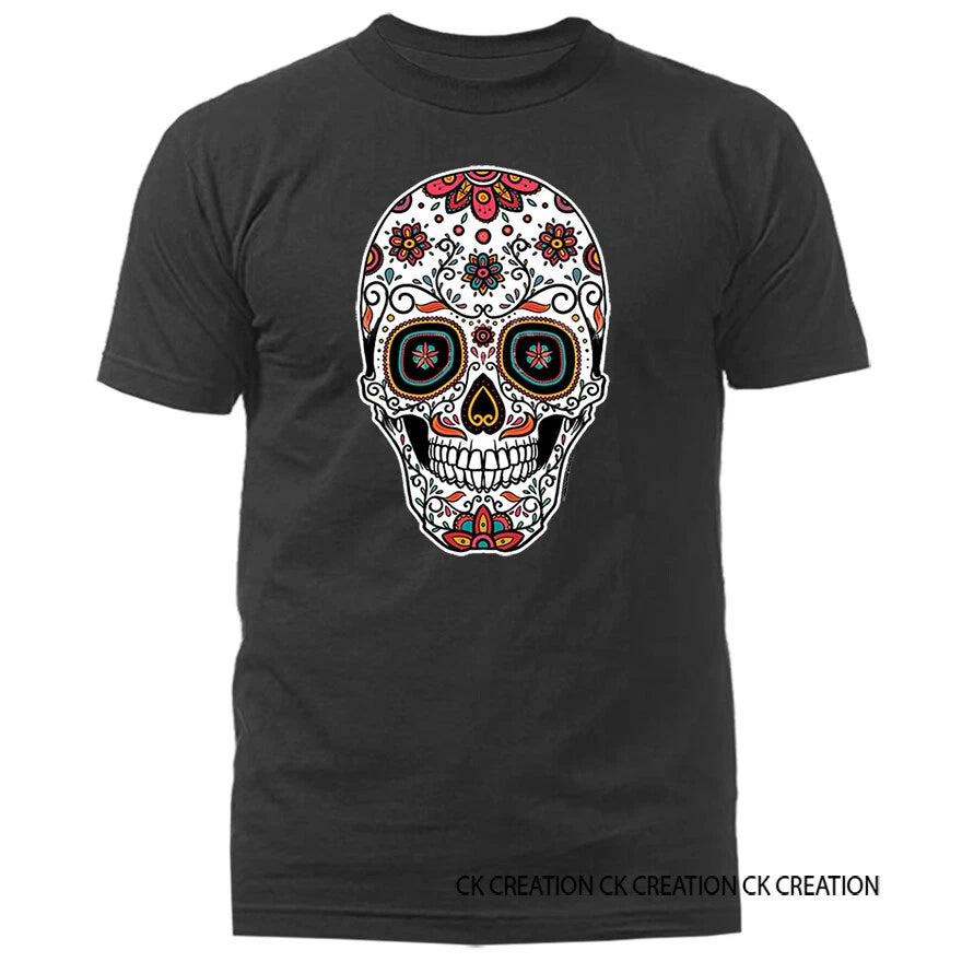 Sugar Skull Graphic T-shirt Tee