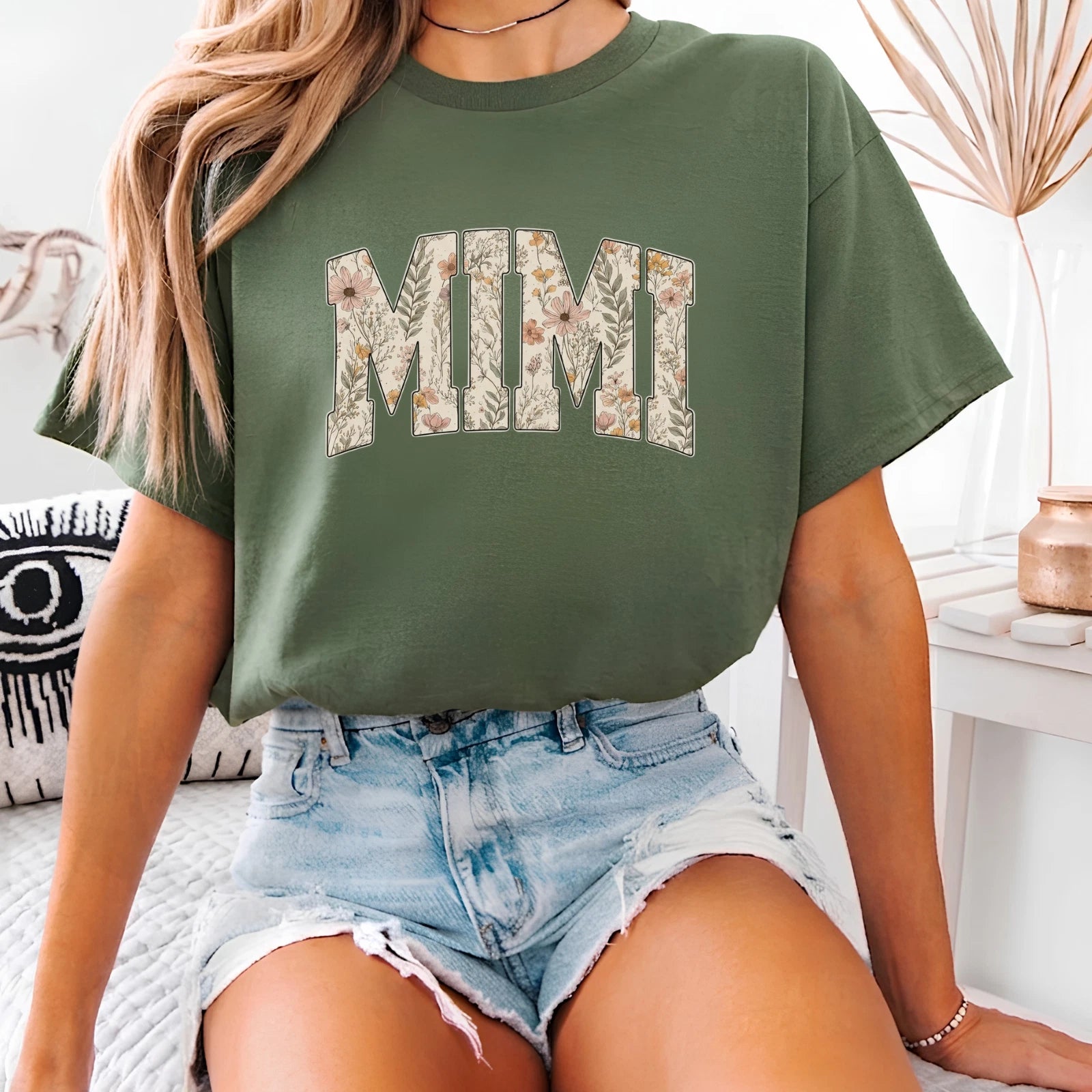 Floral Cute Mimi tshirt Mimi tee New Mimi Gift Floral Mimi