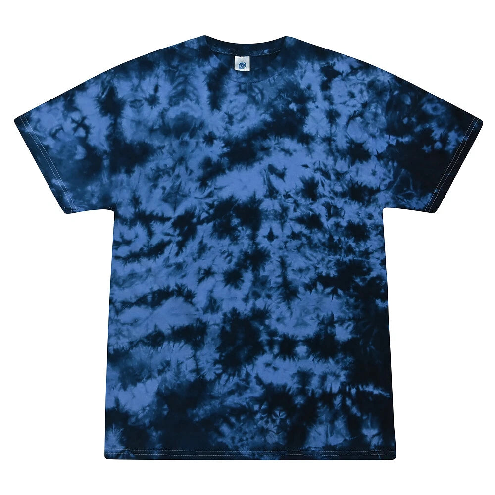 Tie Dye Crystal Navy & Columbia T-Shirts S M L XL 2XL 3XL Cotton Colortone