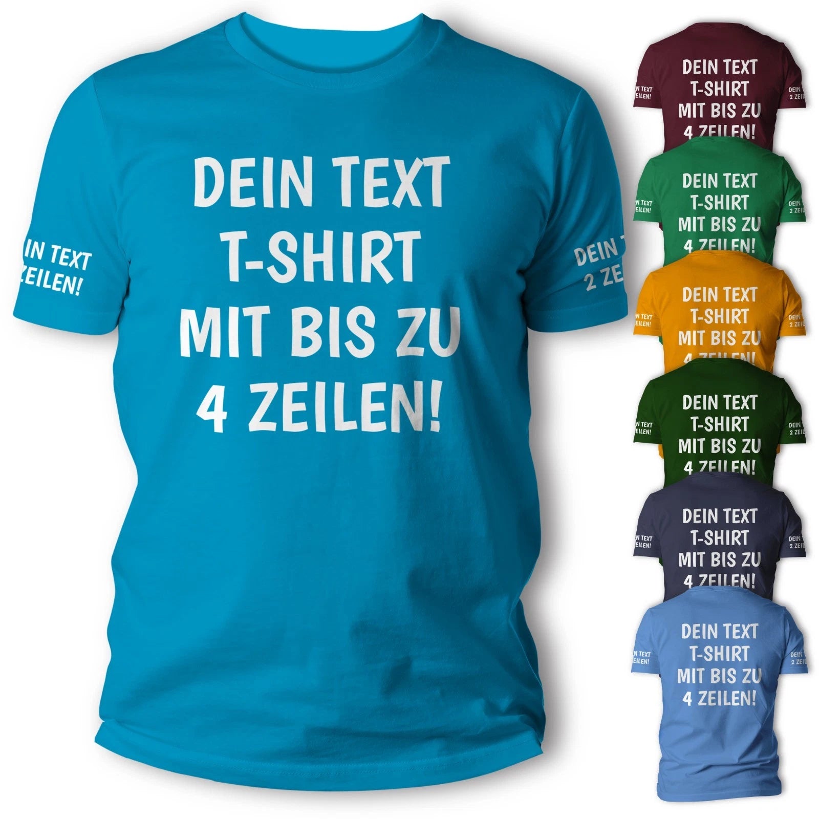 Personalised Custom Text T-Shirt - Unisex Shirt Ladies Mens Gift Idea
