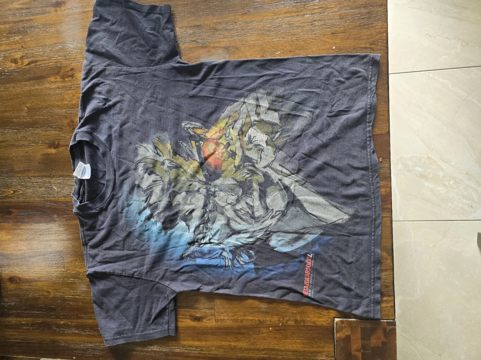 VTG Video Game Shirt Mens Medium Metal Gear Solid Promo Release Graphic Tee GOTP