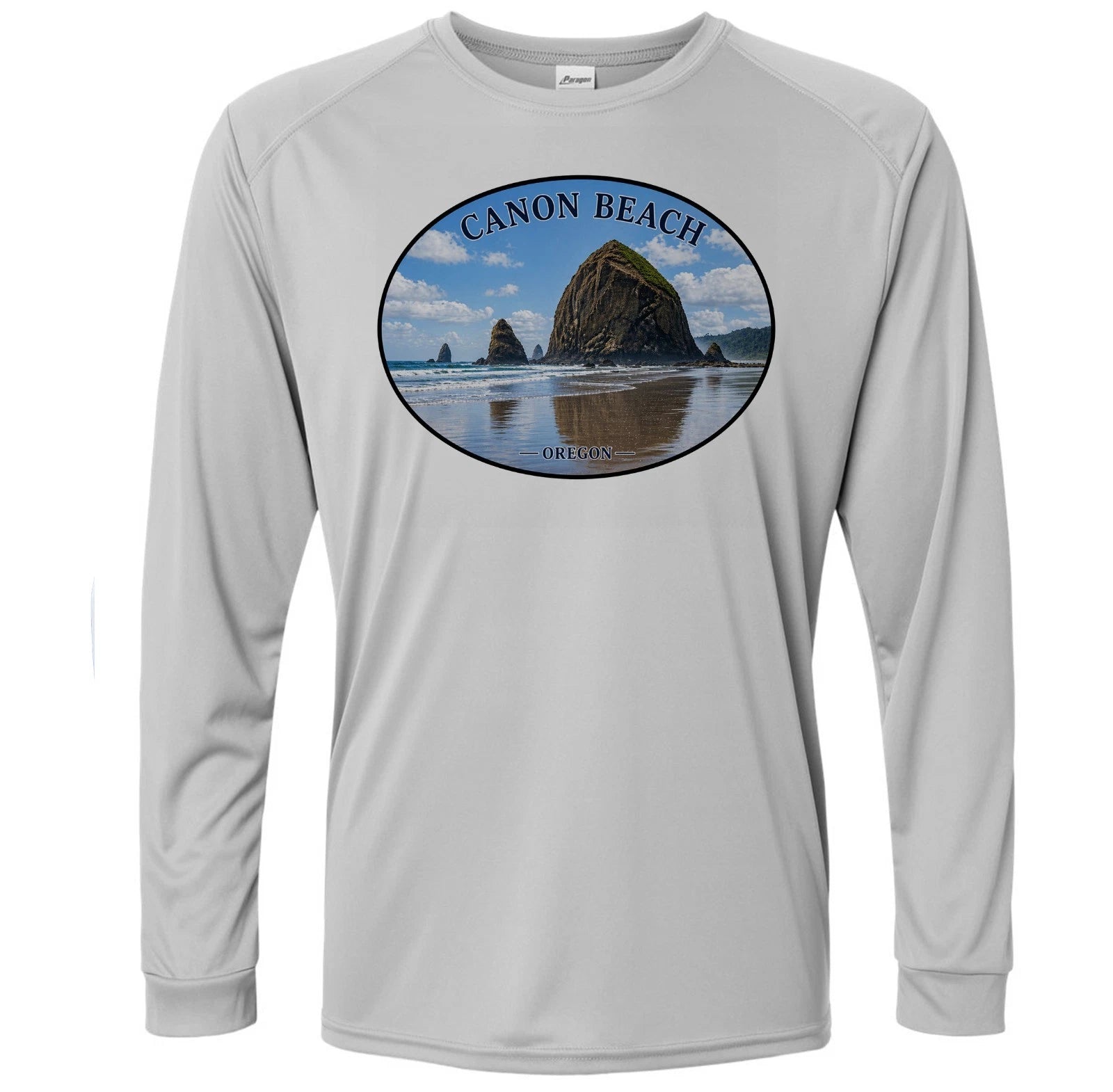 Canon Beach Oregon Hiking Fishing Long Sleeve UPF 50 T-Shirt Sun UV Protection