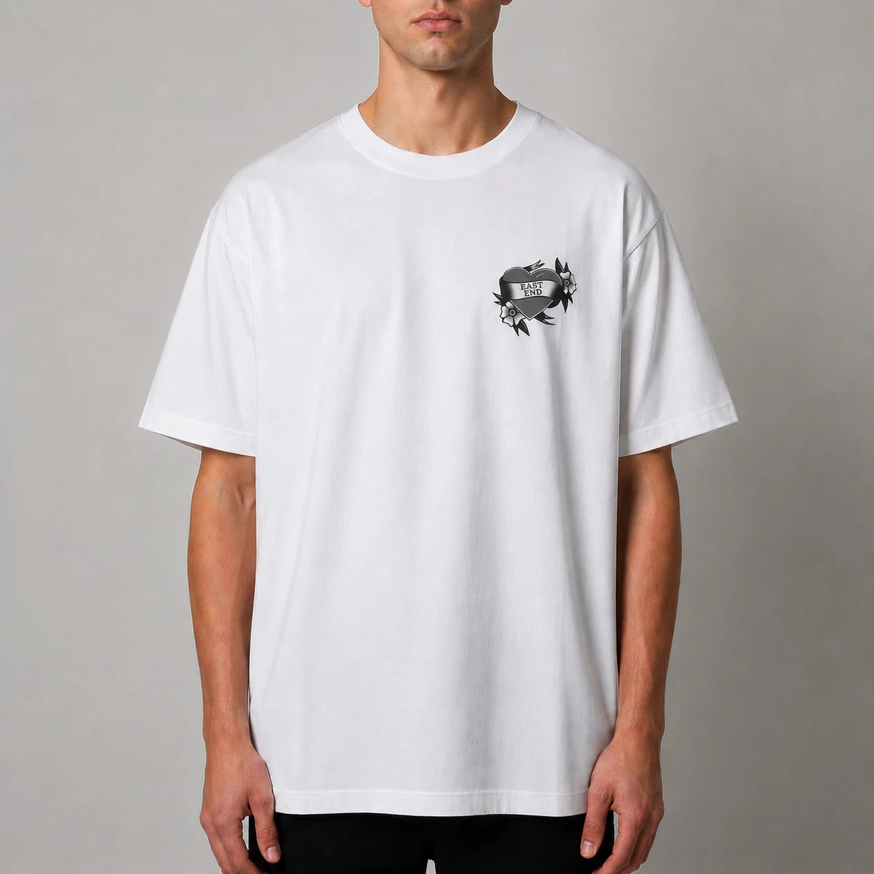 OVO White East End Heart Exclusive Tee Shirt - 3XL - New