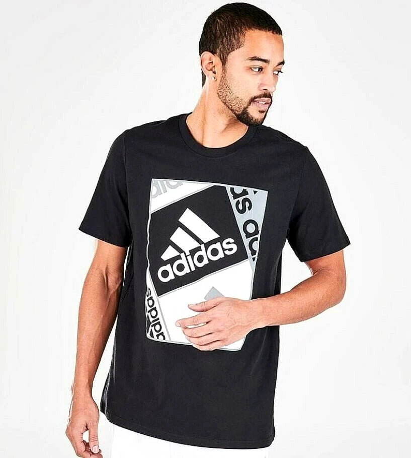 NEW MEN'S ADIDAS ORIGINALS BOS LOGO MIX TEE SHIRT ~SIZE LARGE #HE1250