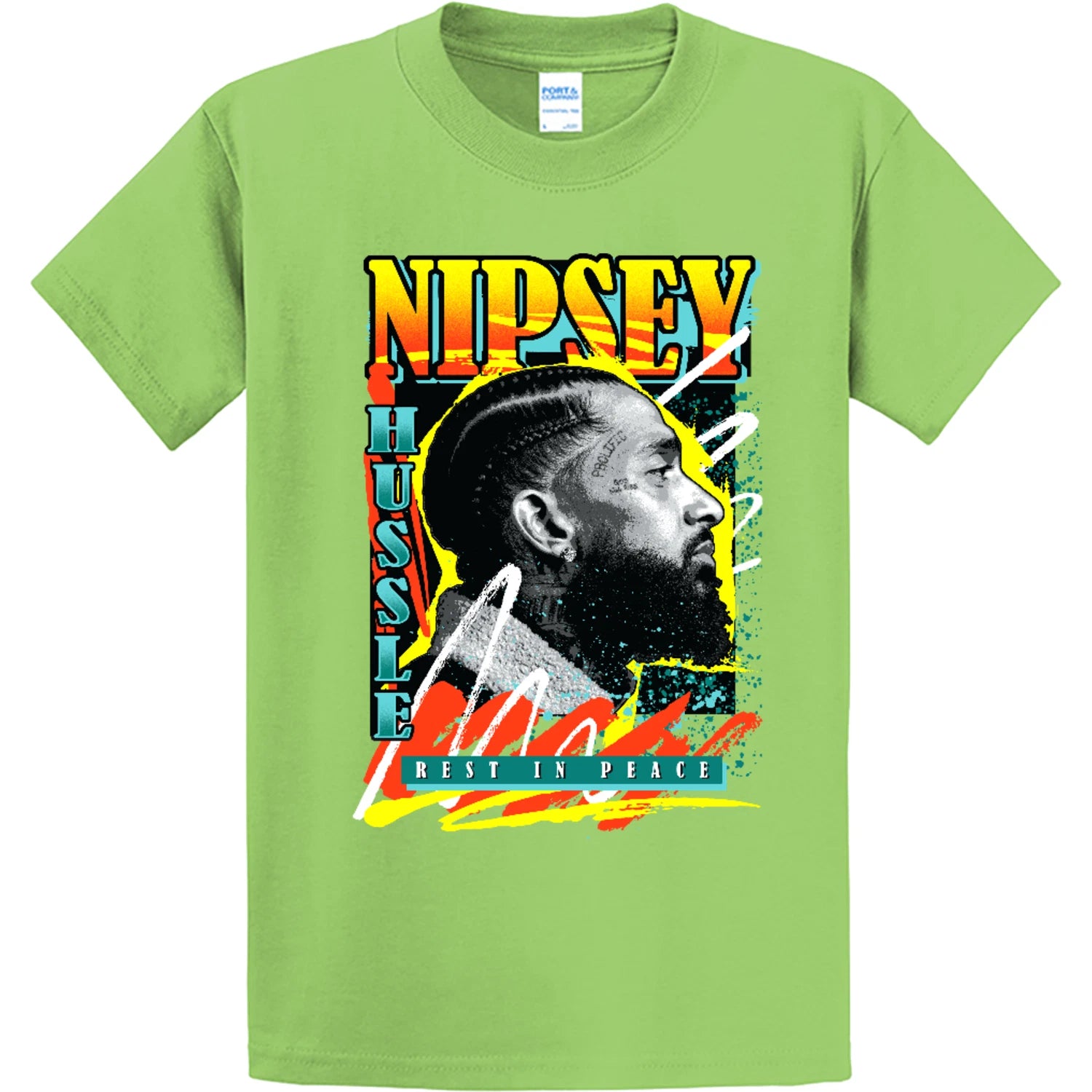 NEW STREETWEAR ON DEMAND RAP GOAT 90s RIP LIME Tee Shirt SM-4XLARGE MADE IN USA