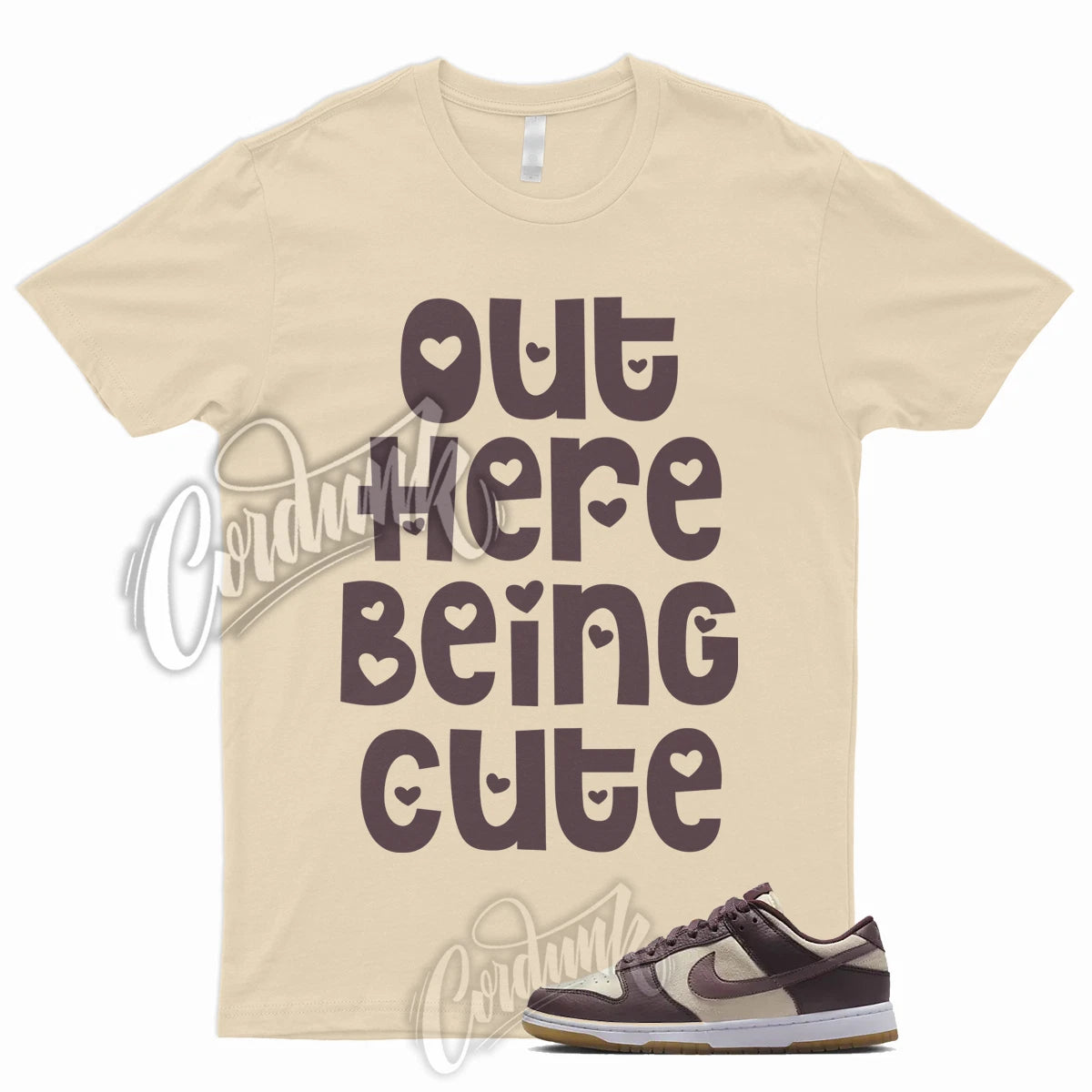 CUTE T Shirt to Match Dunk Low Plum Eclipse Coconut Milk Earth WMNS Sail 1 High
