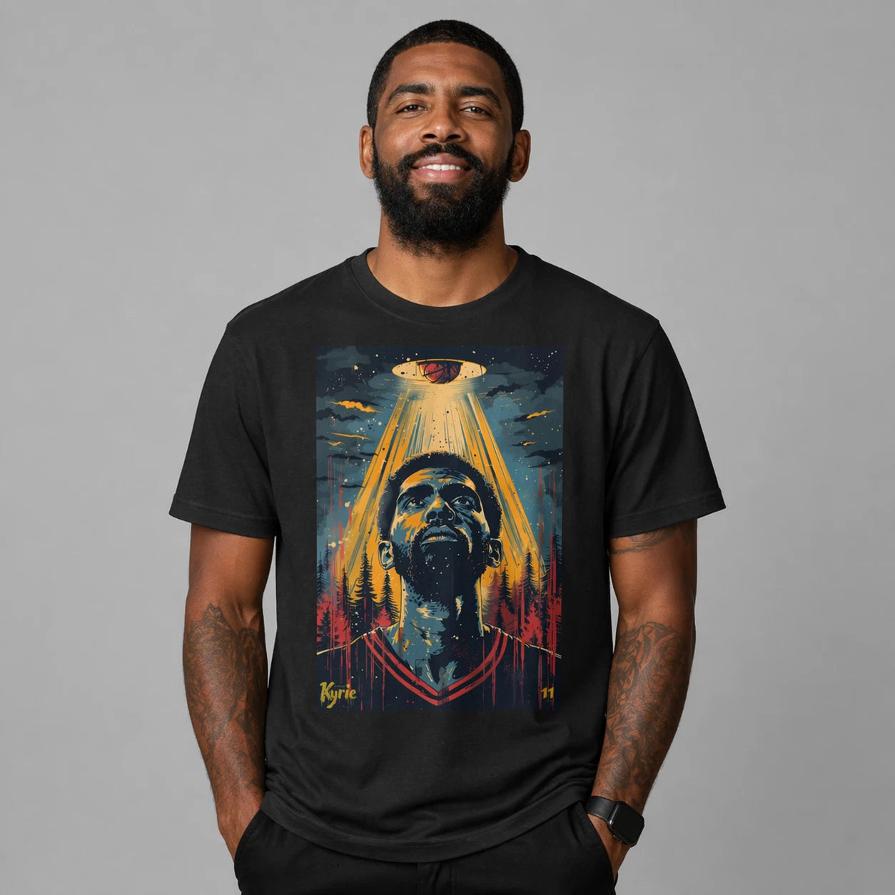 Kyrie Irving 11 - NBA Basketball T-shirt Fan Gift