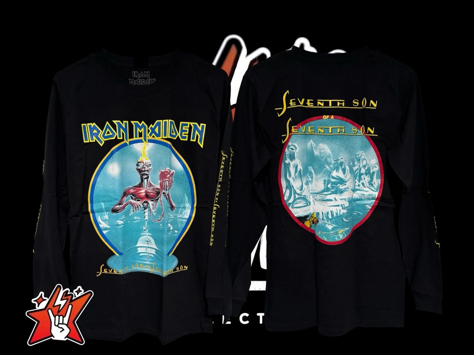 Iron Maiden Seven Son Of The T-Shirt New Short & Long Sleeve Metallica Megadeth