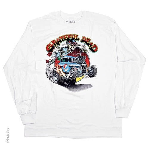 GRATEFUL DEAD-HOT ROD-LONG SLEEVE SHIRT M-L  Garcia,Wier,Lesh,Kreutzman RARE