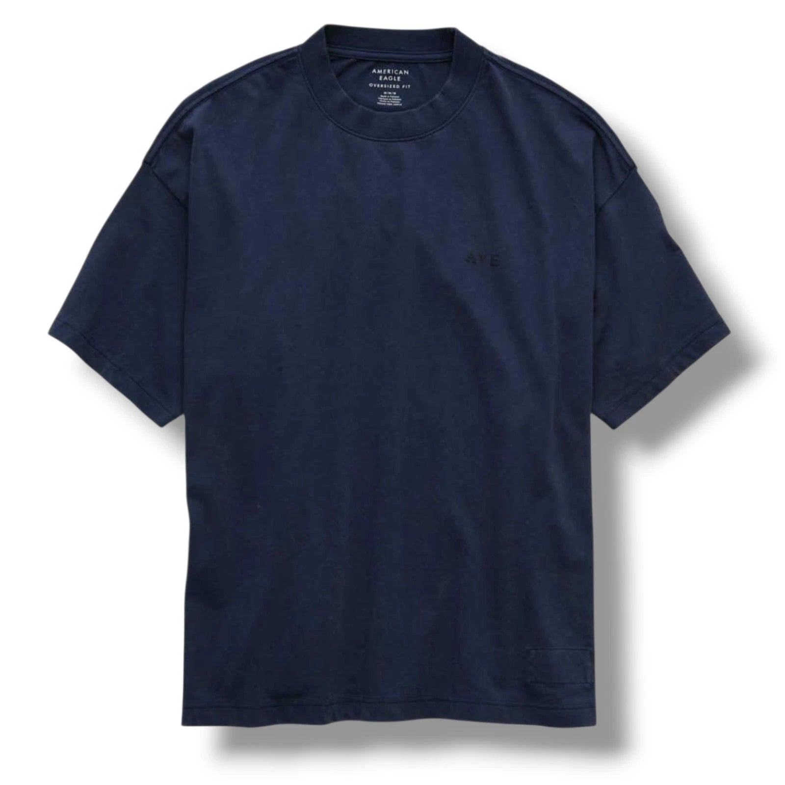 AE American Eagle Laidback Luxe Heavyweight Oversized Logo Graphic T-Shirt