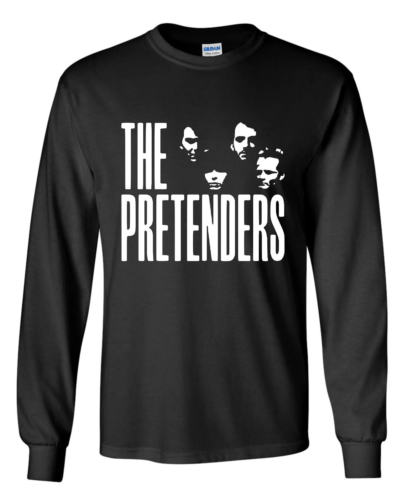 The Pretenders long sleeve t-shirt - Brass in Pocket, Back on the Chain Gang 80s