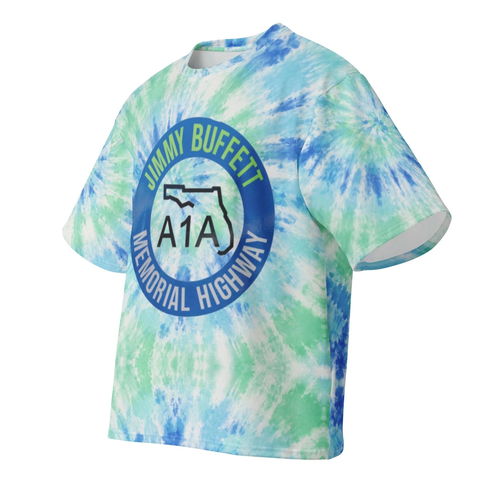 Jimmy Buffet Memorial Highway Oversized cotton Tie Dye T-Shirt