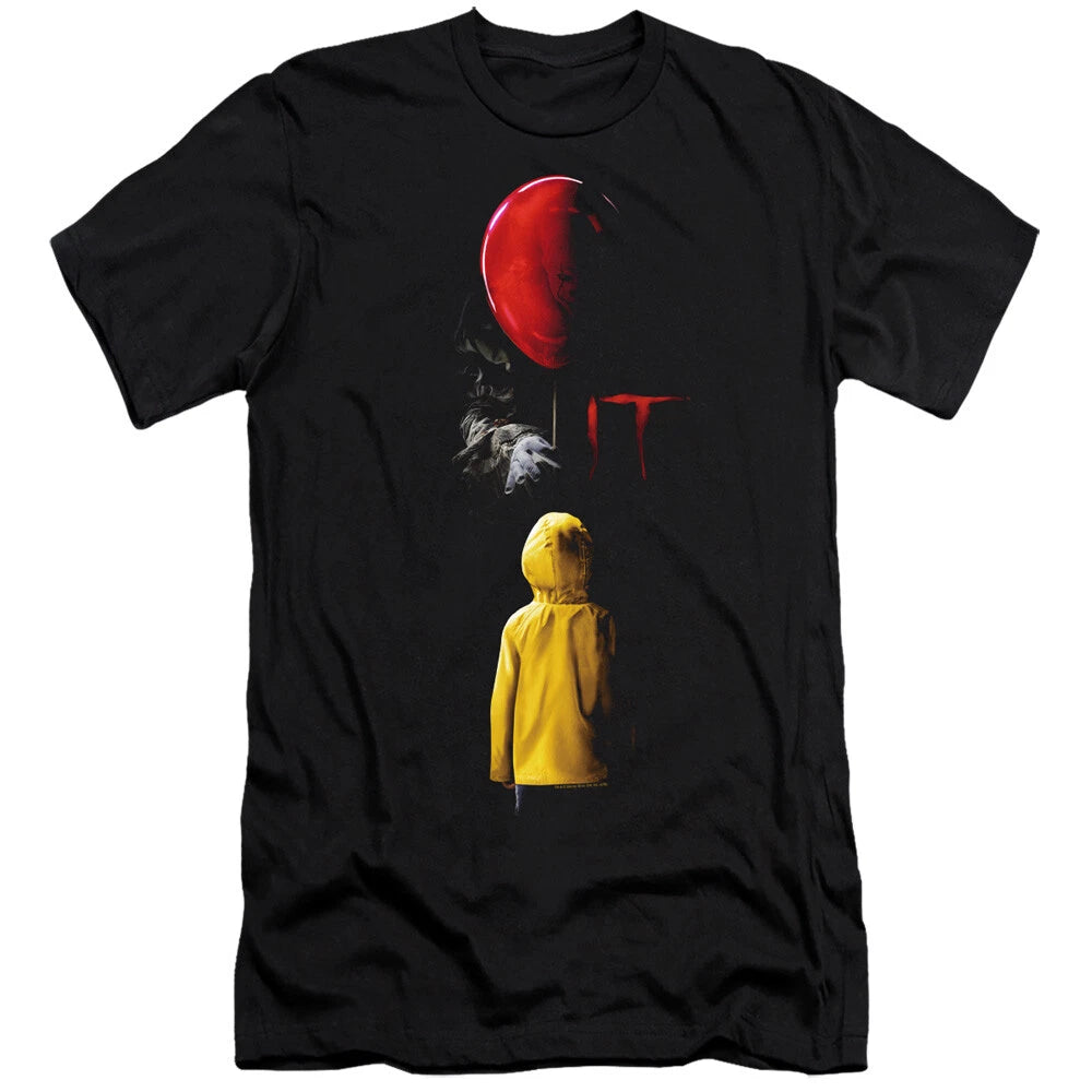 IT Slim FIT T-Shirt Movie Poster Black Tee