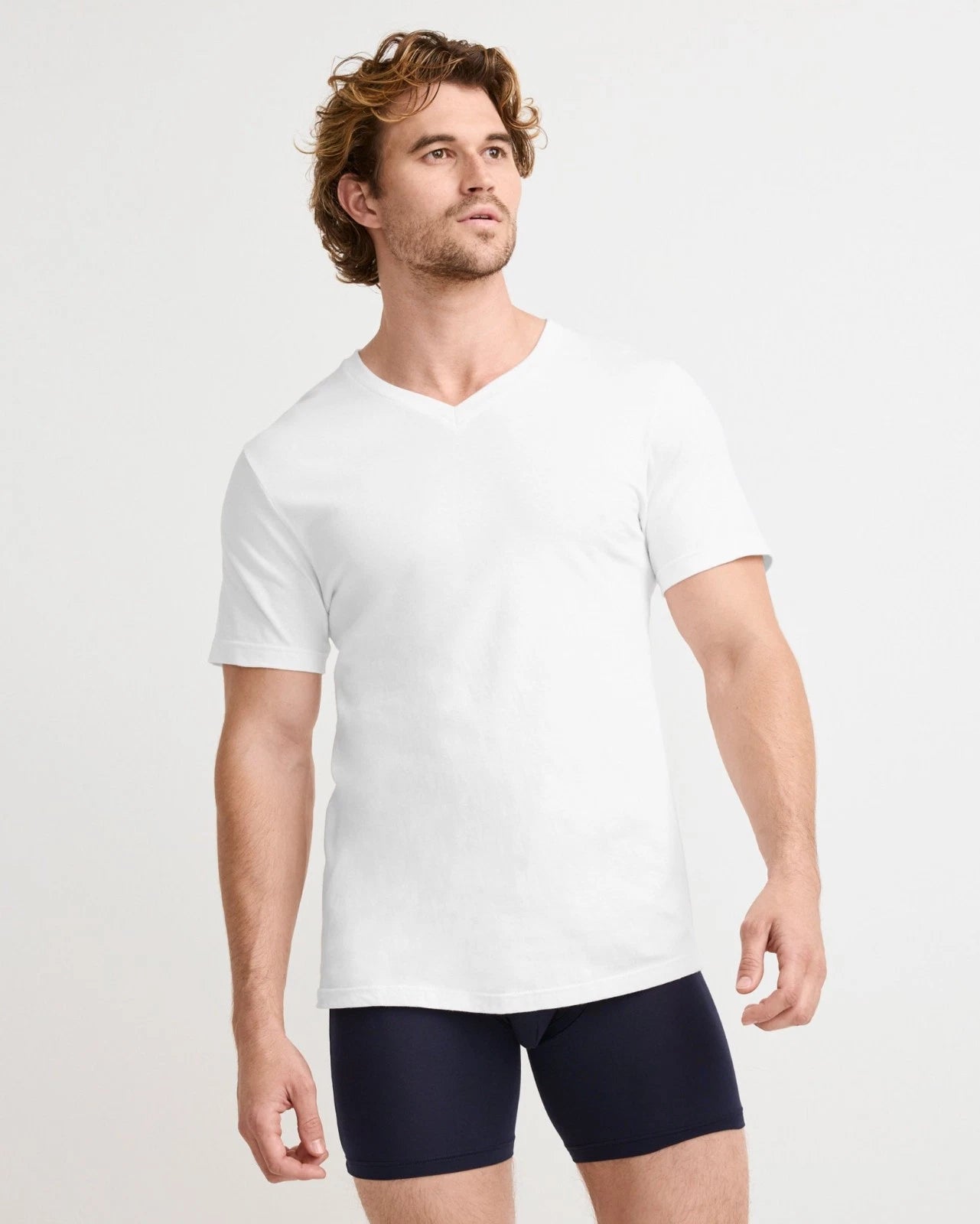 Jockey Mens Big & Tall Man Classic V Neck 6-Pack 2XLT T-Shirts 100% Cotton New
