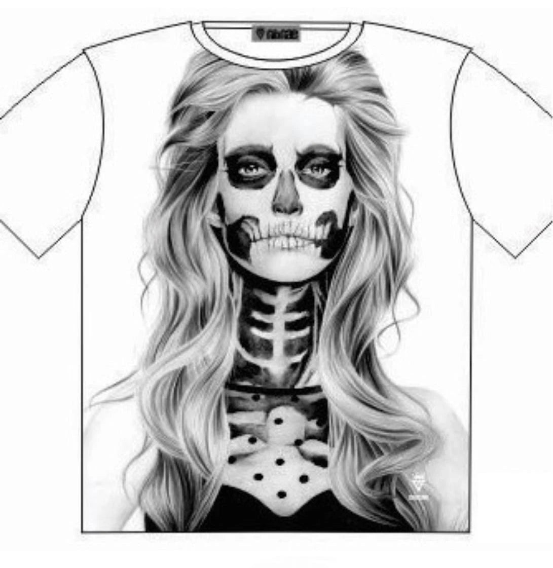 Voodoo tattoo Babe T Shirt Street Fashion Mens Ladies