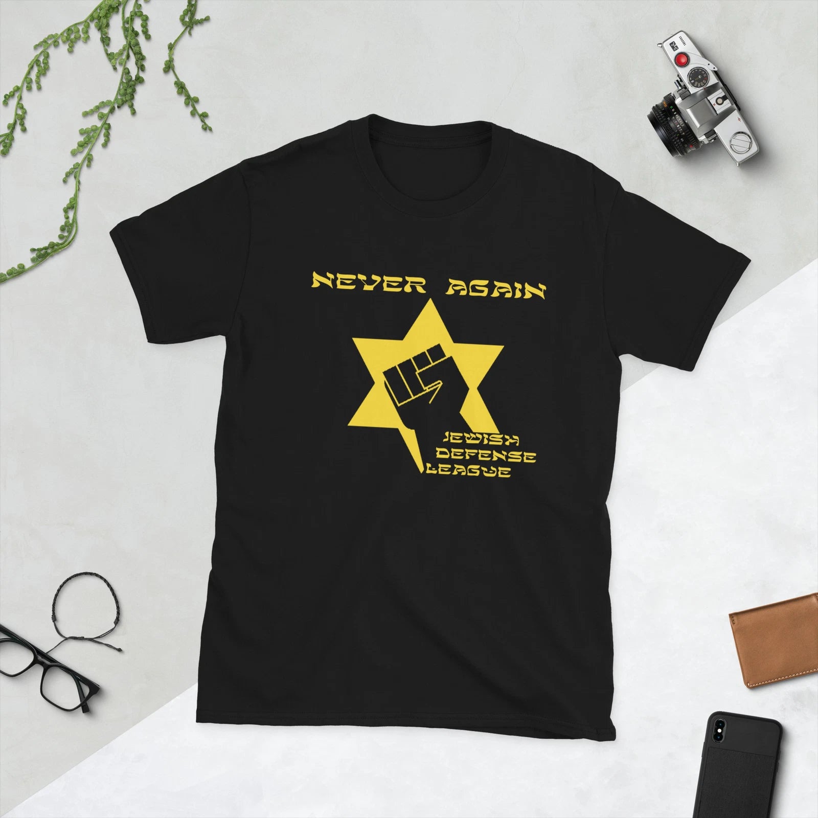 Jewish Shirt Vintage Hebrew Defense Star Graphic Tee Jewish Heritage Streetwear