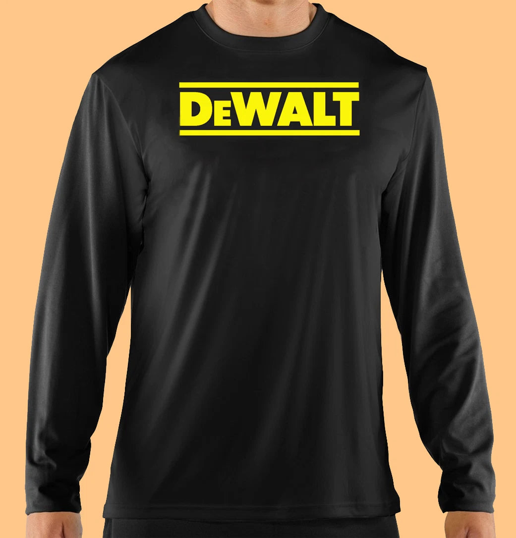 T-Shirt, Long Sleeve, Business or Professional, Dewalt, Tools, Heavy Wt.