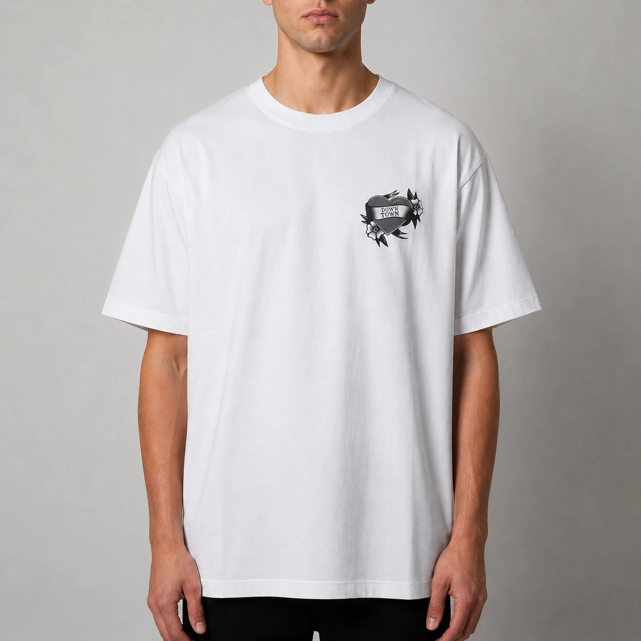 OVO White Downtown Heart Exclusive Tee Shirt - 2XL - New