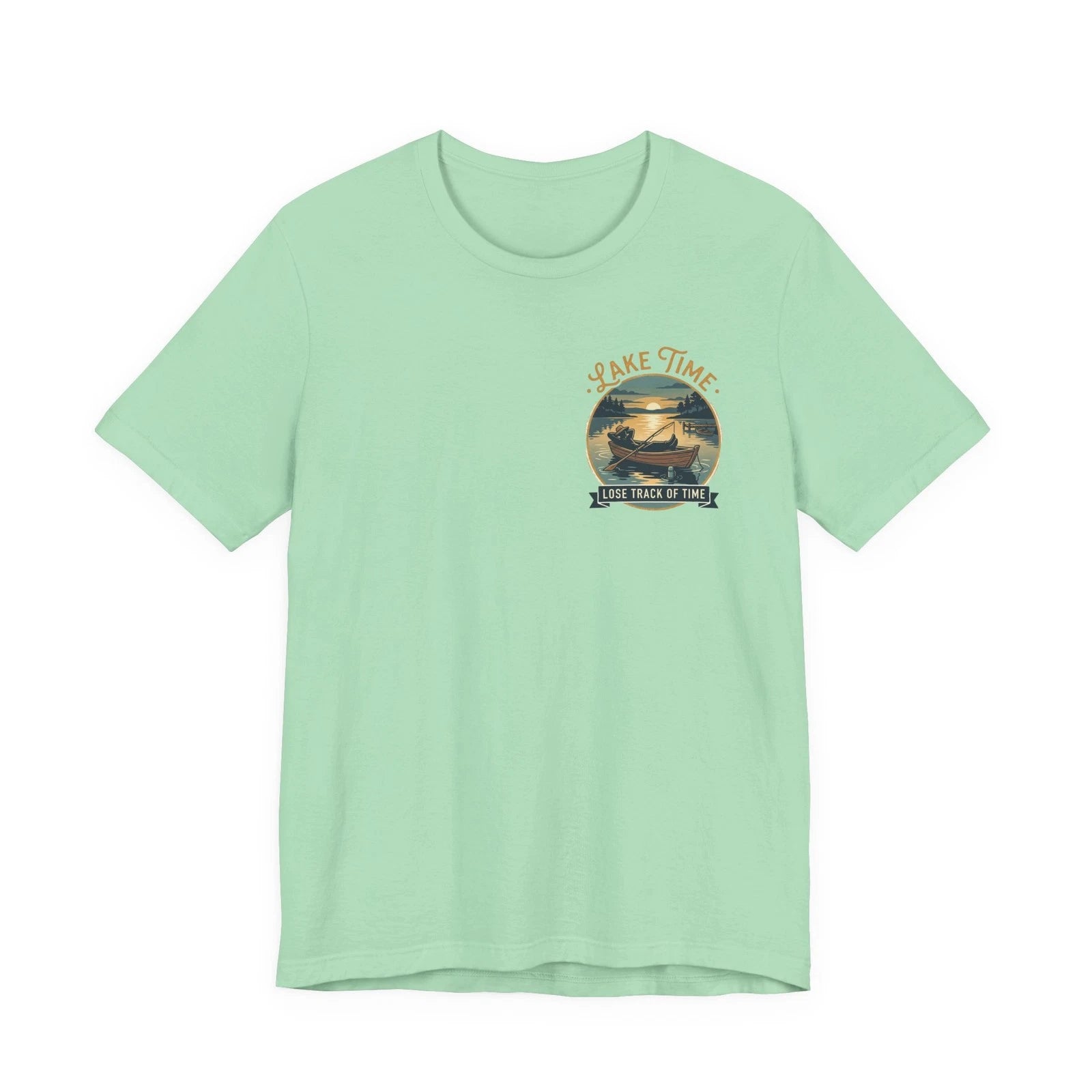 Lake Time boat sunset T-Shirt | vintage coastal summer, Americana