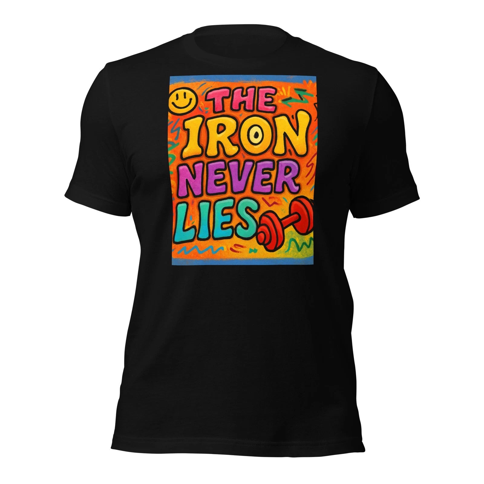 The Iron Never Lies Tee | Lift Logic Wear | Premium Gym Shirt | DTFlex