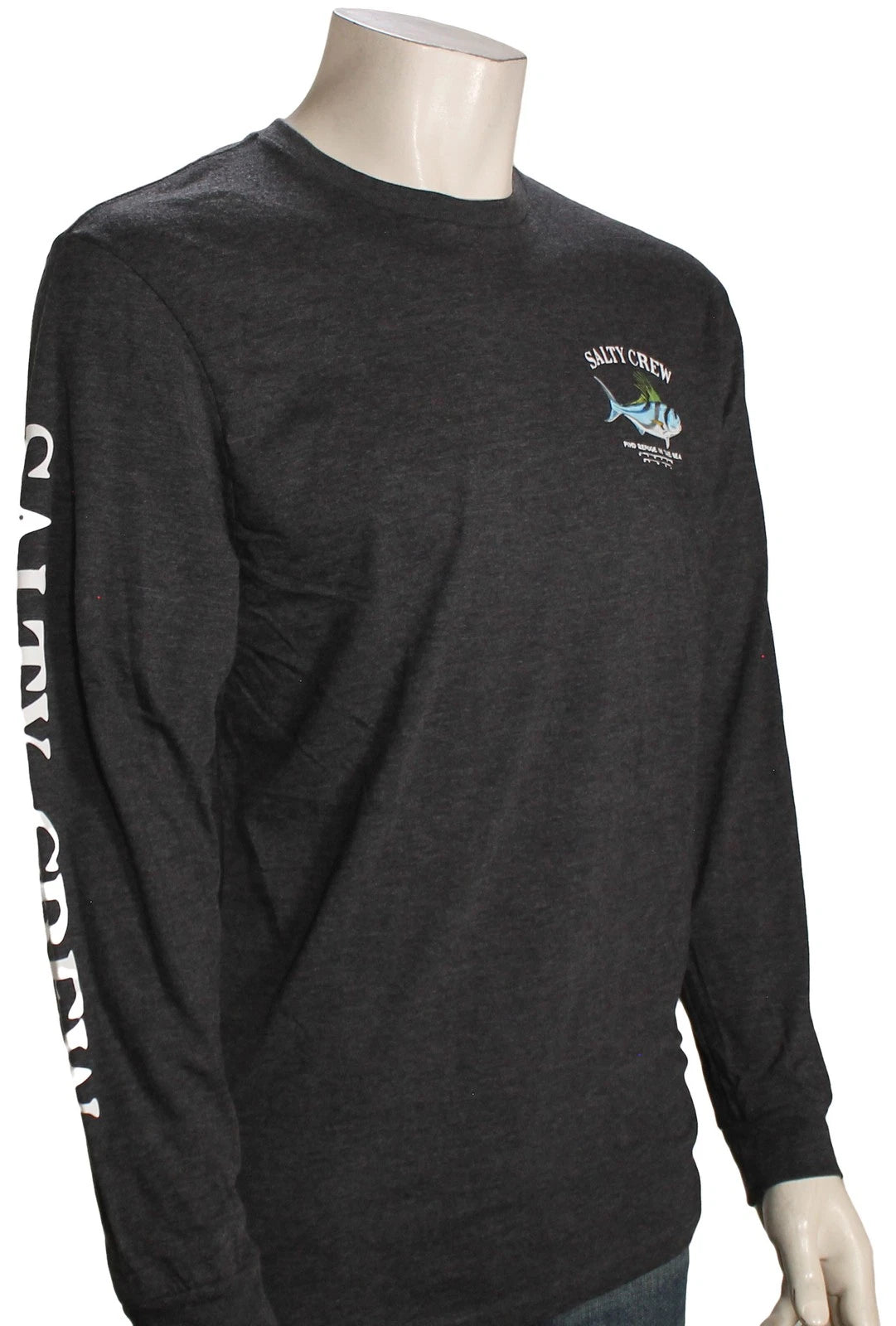 Salty Crew Rooster Premium T-Shirt - Charcoal Heather - New
