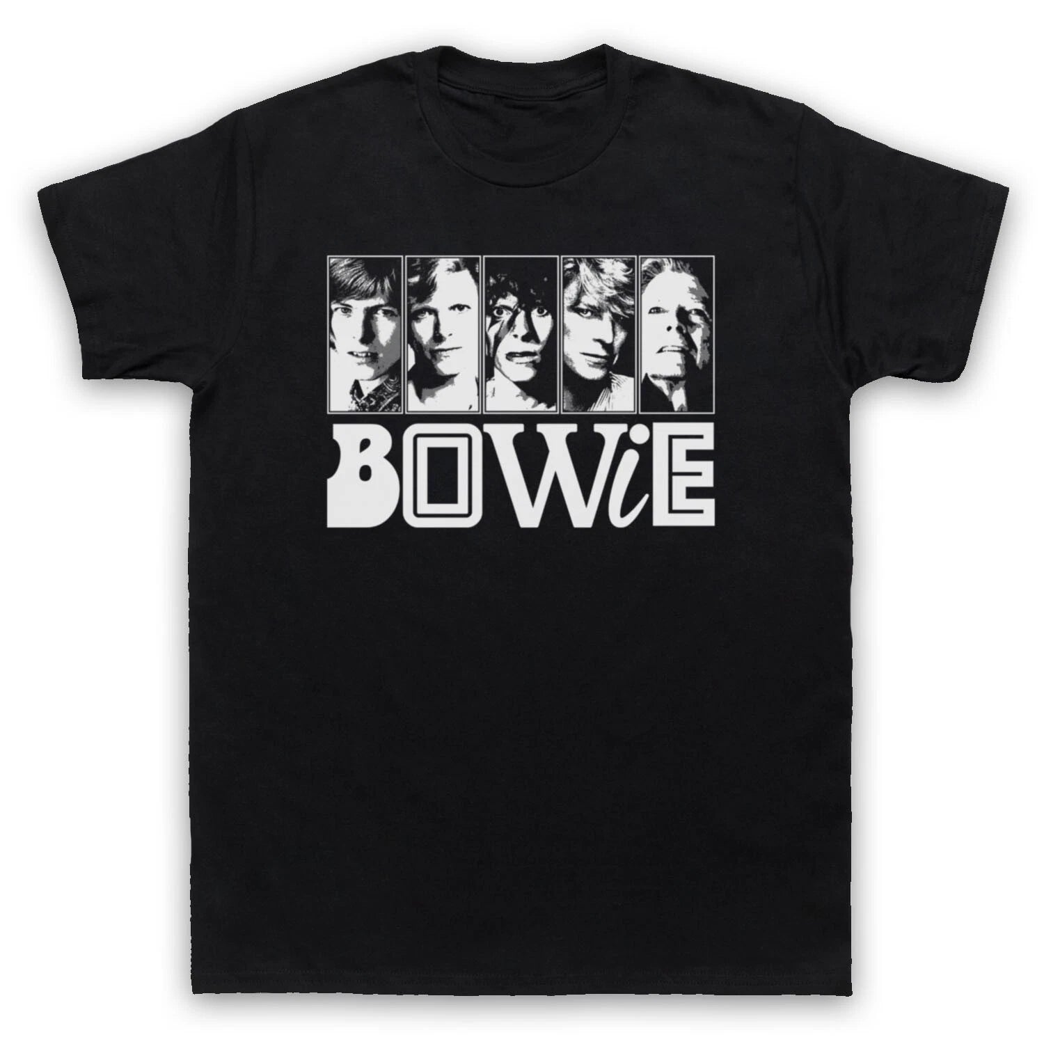DAVID BOWIE LEGEND TRIBUTE UNOFFICIAL ZIGGY ALADDIN MENS & WOMENS T-SHIRT
